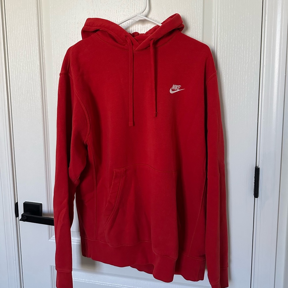 Nike Men's Bold Red Hoodie